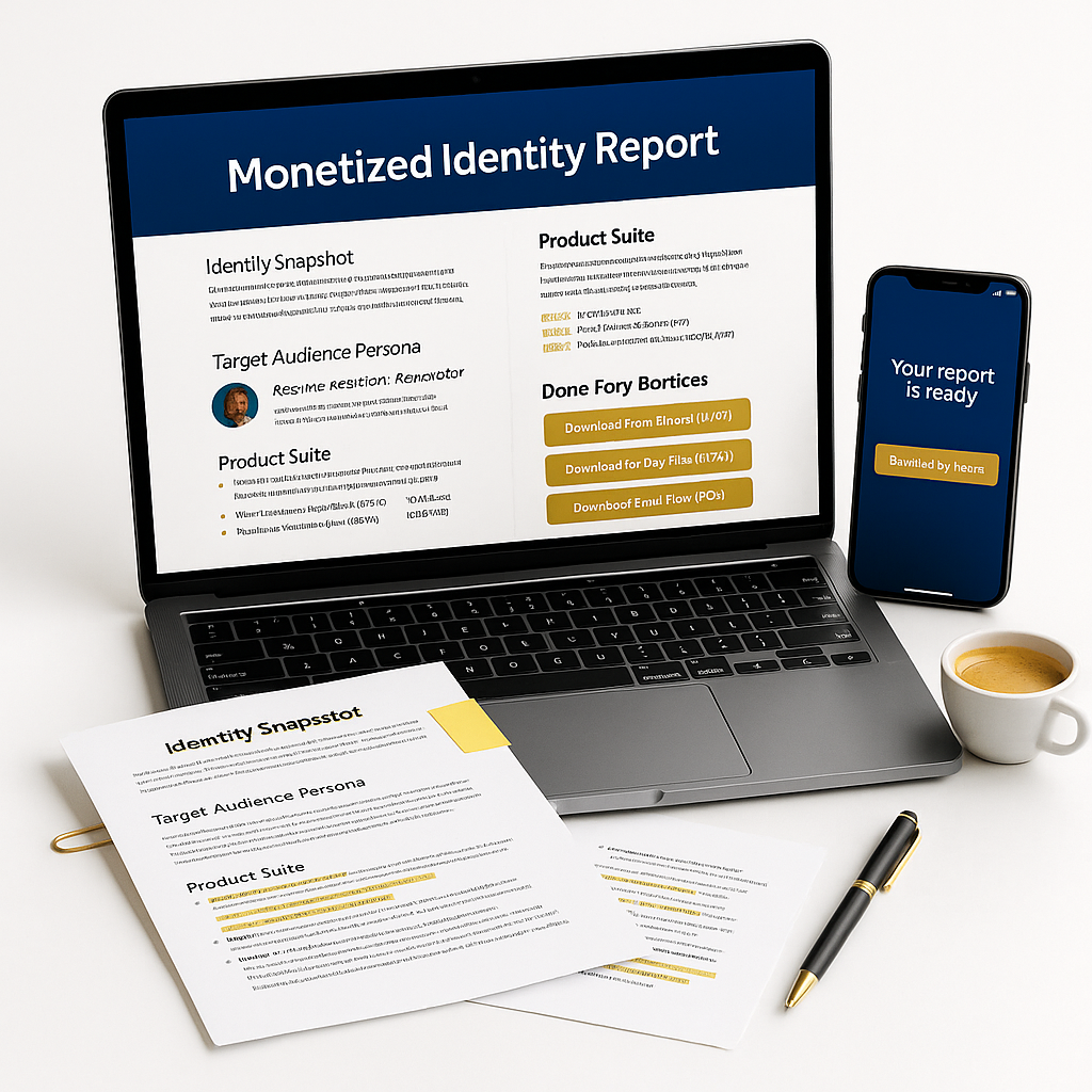 Raw Identity Report™— Your Monetized Identity