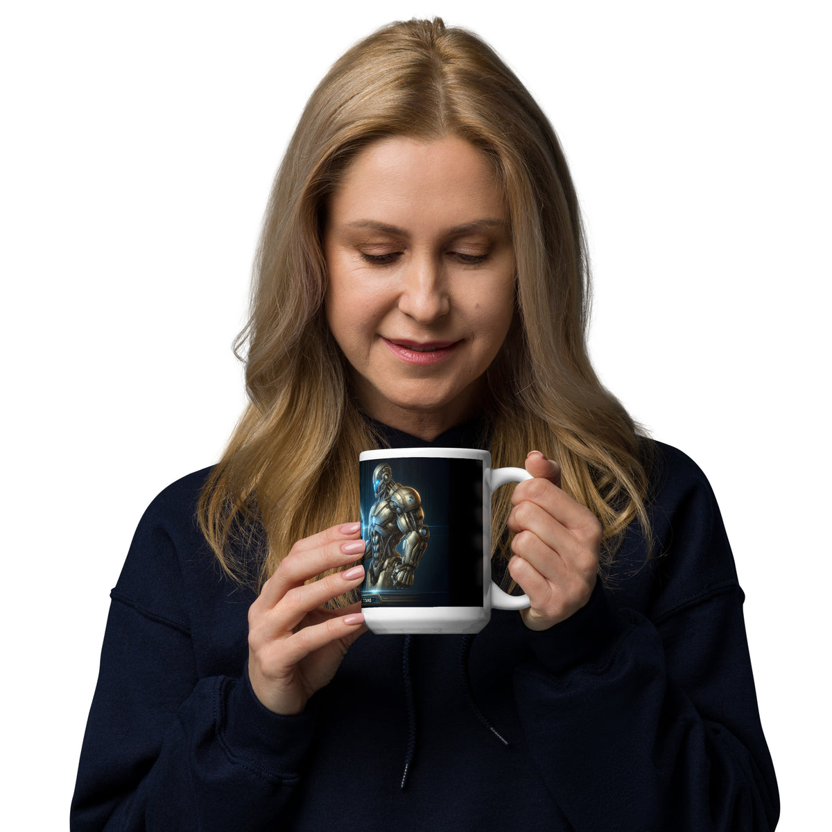 Empower Your Day: Exclusive Premium Glossy White Mug by Digital Traffic Titans